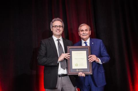 Photo of Paul Cavalluzzo and His 2018 Bora Laskin Award
