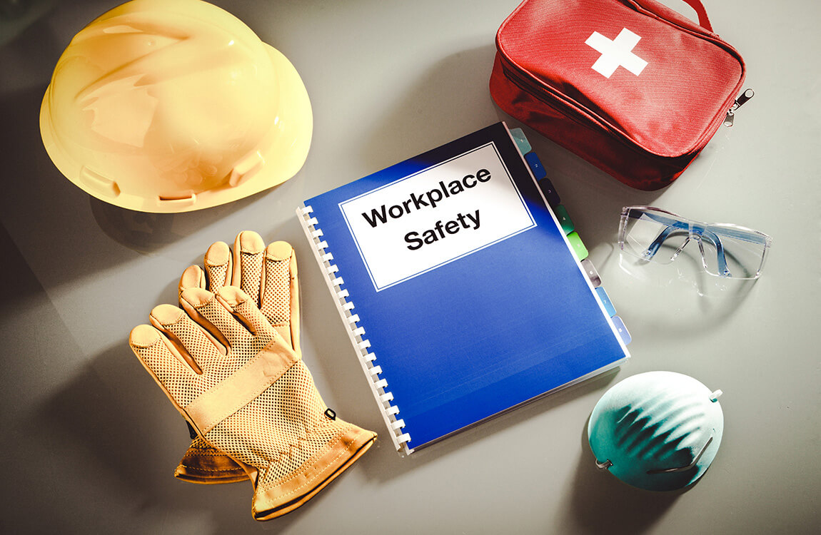 Workplace Safety Handbook Manual and Occupational Equipment for Work Training